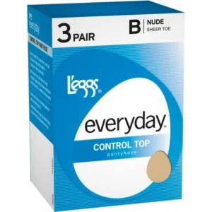 L'eggs Everyday Women's Control Top Sheer Pantyhose 3-Pair