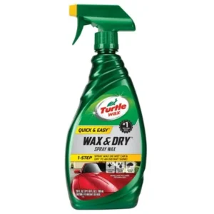 Turtle Wax Quick and Easy 1-Step Wax and Dry Spray Wax, 26 oz