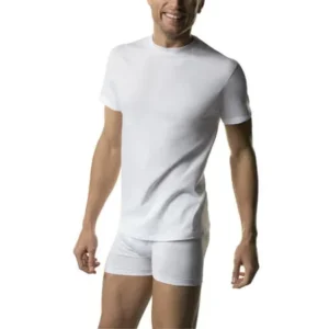 Hanes Big Mens ComfortSoft White Crew Neck T-Shirt 3-Pack