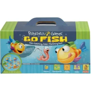 Playchest Games Go Fish Color Matching Memory Fun for 2-4 Players