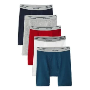 Fruit of the Loom Boys Tagfree Underwear Boxer Briefs, 5 Pack (Little Boys & Big Boys)