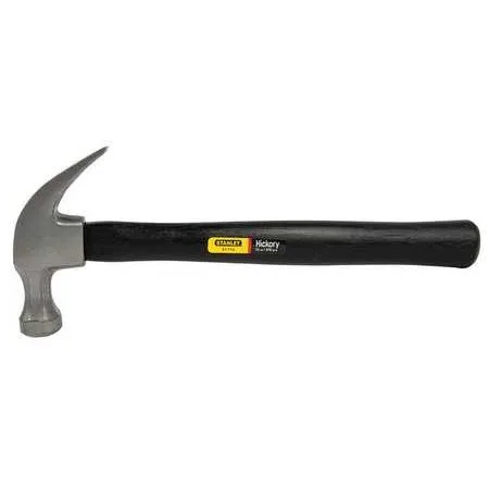 STANLEY HICKORY HANDLE NAILING HAMMER RC 16 OZ