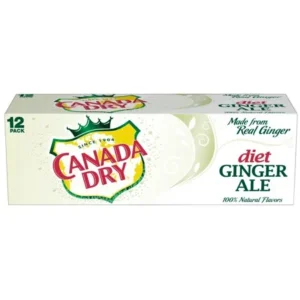 Diet Canada Dry Ginger Ale, 12 fl oz, 12 pack