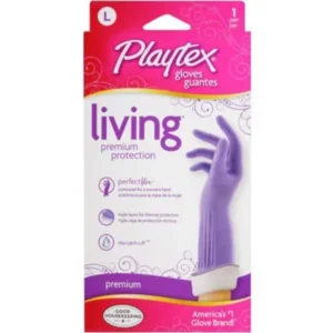 Playtex Living Reusable Gloves With Drip-Catch Cuff Large, Color May Vary - 1 Pair