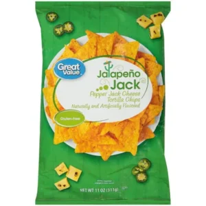 Great Value Gluten-Free JalapeÃ±o Pepper Jack Cheese Tortilla Chips, 11 Oz.
