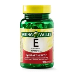 Spring Valleyâ„¢ Vitamin E Supplement Softgels 100 ct Bottle