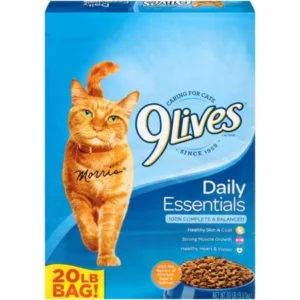 9 Lives Daily Essentials Dry Cat Food, 20 lb