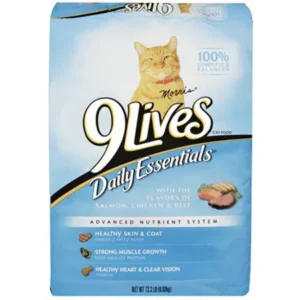 9Lives Daily Essentials Dry Cat Food, 12 lb Bag