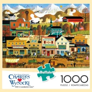 Buffalo Games 1000-Piece Puzzle, Wysocki: Pete's Gambling Hall