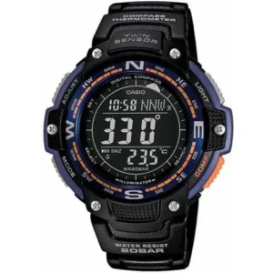 Casio Men's Twin Sensor Compass Watch, Black