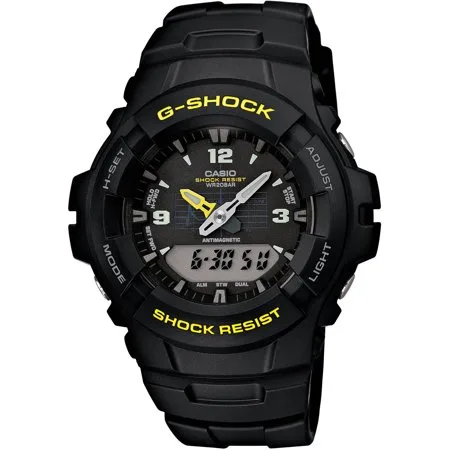 Casio Men's G-Shock Analog-Digital Watch, Black Resin Strap