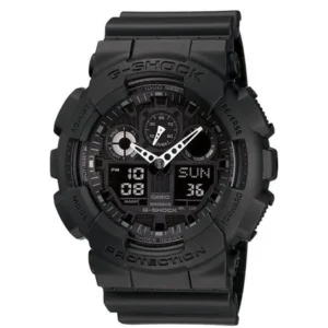 Casio Men's G-Shock GA100-1A1 Black Resin Quartz Watch