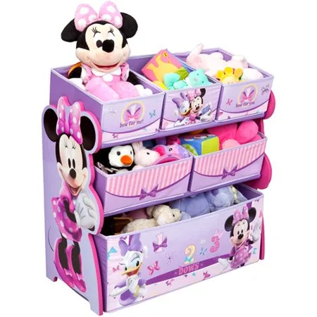 Delta Children Disney Minnie Mouse Multi-Bin Toy Organizer