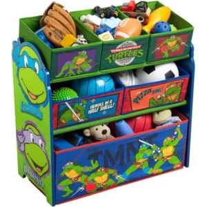 Delta Children Nickelodeon Teenage Mutant Ninja Turtles Multi-Bin Toy Organizer
