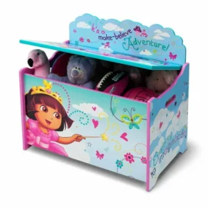 Nick Jr. Dora the Explorer Deluxe Wood Toy Box by Delta Children