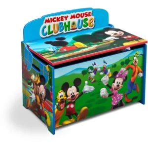 Disney Mickey Mouse Deluxe Wood Toy Box by Delta Children