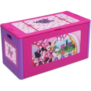 Disney Minnie Mouse Store & Organize Plastic Toy Box by Delta Children