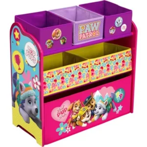 Paw Patrol Skye and Everest, Multi-Bin Toy Organizer