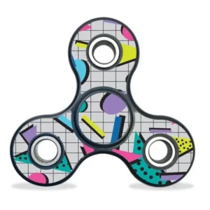 Skin Decal Wrap for Fidget Spinner Hand Tri Fydget toy sticker Awesome 80s