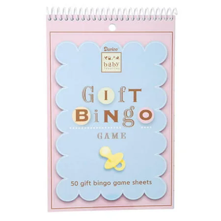 Baby Gift Bingo Game Sheets 50 Pc Pad