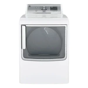 GTD86GSSJWS 28 Energy Star Rated Gas Dryer with 7.8 cu. ft. Capacity Stainless Steel Drum WiFi Connect Steam Option 13 Dry Cycles 5 Temperature Settings and Drum Light in White