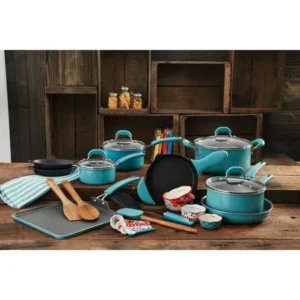 The Pioneer Woman Vintage Cookware Combo Set, 27 Piece