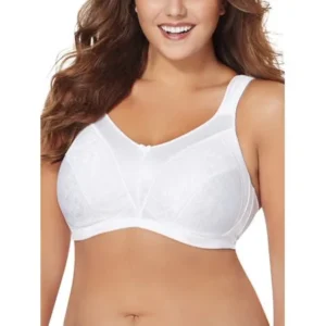 Just My Size Women's Plus Size Cushion Strap Minimizer Wirefree Bra, Style 1979