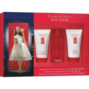 Elizabeth Arden Red Door Gift Set Mini & Travel Size Perfume for Women, 3 Pieces