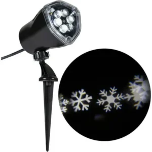 Gemmy Lightshow Christmas Lights LED Projection Snow Flurry Lights, White