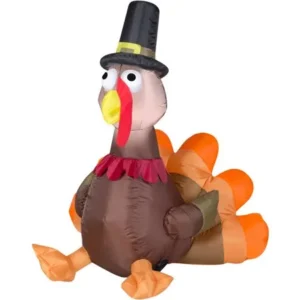 Thanksgiving Airblown Inflatable 3.5 ft. Pilgrim Turkey
