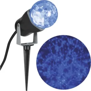 Lightshow Christmas Laser Kaleidoscope Lights, Icy Blue