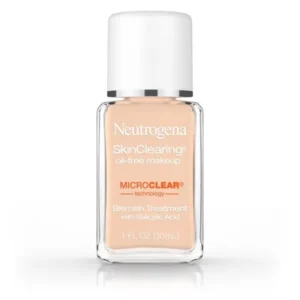 Neutrogena Skin Clearing Oil-Free Liquid Makeup, 110 Honey Beige, 1 Fl Oz