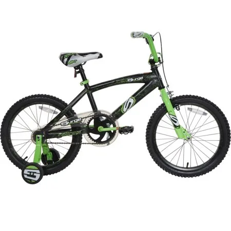 Dynacraft 18" Surge Boys' BMX Bike, Black/Green