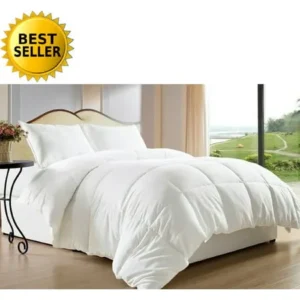 Celine Linen Down Alternative Double-Filled Comforter King/Cal King , White