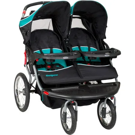 Baby Trend Navigator Double Jogger Stroller, Tropic