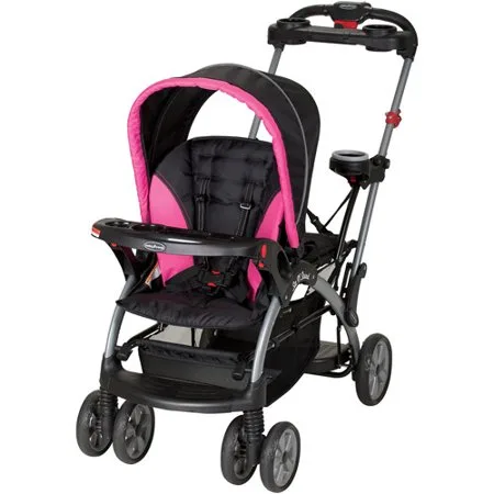 Baby Trend Sit 'N Stand Ultra Single Stroller, Bubble Gum