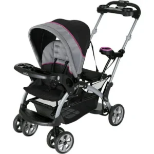 Baby Trend Sit 'N Stand Ultra Double Stroller, Millennium Raspberry
