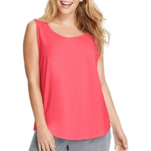Just My Size by Hanes Women's Plus Size Shirttail Tank