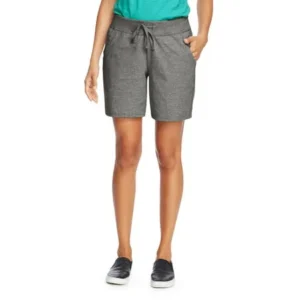 Hanes Womens Cotton Short with Pockets and Drawstring Waist