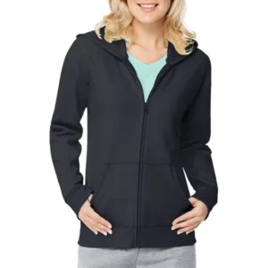 Hanes Women's Essential Fleece Full Zip Hoodie Jacket