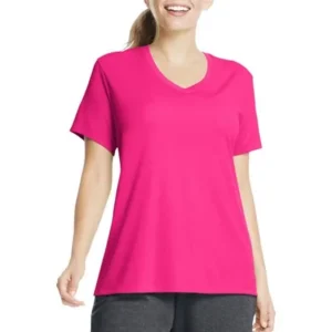 Just My Size Women's Plus Size Cool DRI Performance V neck