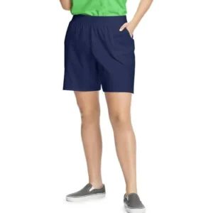 Women's Plus Size Jersey Pocket Short