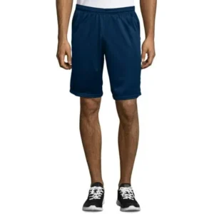 Hanes Sport Men's and Big Men's Athletic Mesh Shorts with Pockets, up to size 2XL