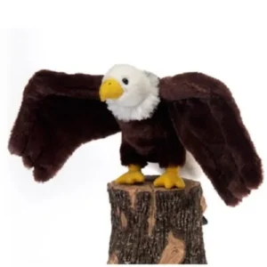 Fiesta Toys 9" Bald Eagle Bird Plush Stuffed Animal Toy