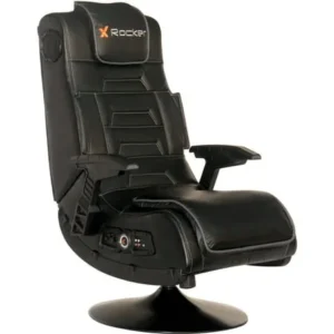 X Video Rocker Pro Series Pedestal 2.1 Wireless Audio Gaming Chair, Black, 51396