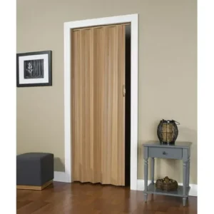 Homestyle Regent Vinyl Accordion Door, 36" x 80", Oak