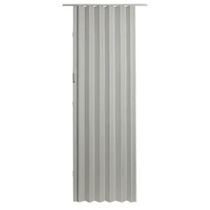 Homestyle Plaza Vinyl Accordion Door, 36" x 96", White