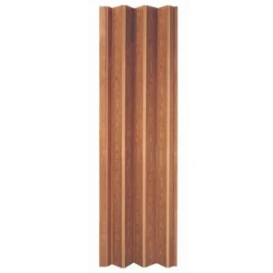 Homestyle Vienna Vinyl Accordion Door, 36" x 80", Fruitwood