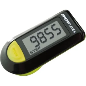 Sportline Digital Distance Tracker Pedometer, Black