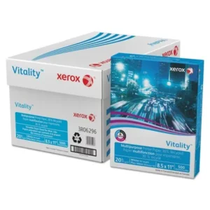 Vitality 30% Recycled Multipurpose Printer Paper, 8 1/2 x 11, White, 500 Sheets